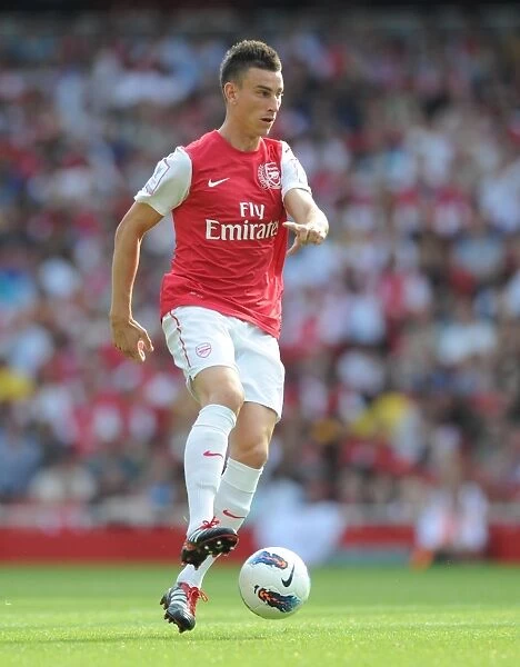 Arsenal's Laurent Koscielny in Action against New York Red Bulls at Emirates Cup 2011