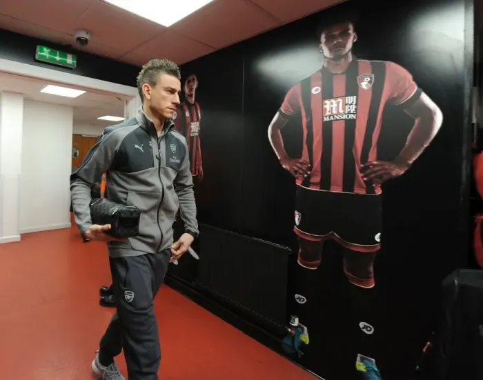 Framed Print : Arsenal's Laurent Koscielny Arrives at Vitality Stadium Ahead of AFC Bournemouth Clash (Premier League 2016-17) Framed Print : Arsenal's Laurent Koscielny Arrives at Vitality Stadium Ahead of AFC Bournemouth Clash (Premier League 2016-17)