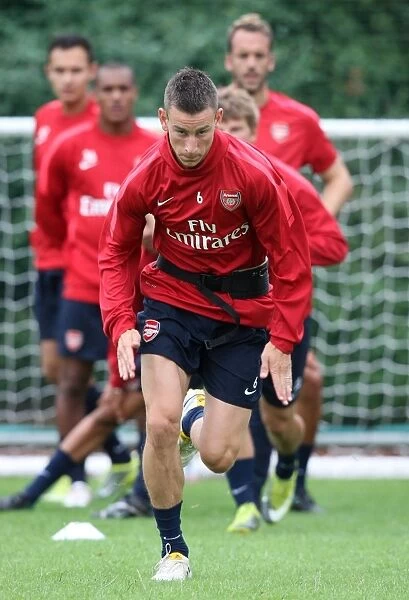 Arsenal's Laurent Koscielny at Pre-Season Training