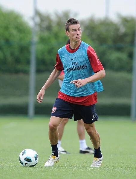 Arsenal's Laurent Koscielny at Training, London Colney 2010