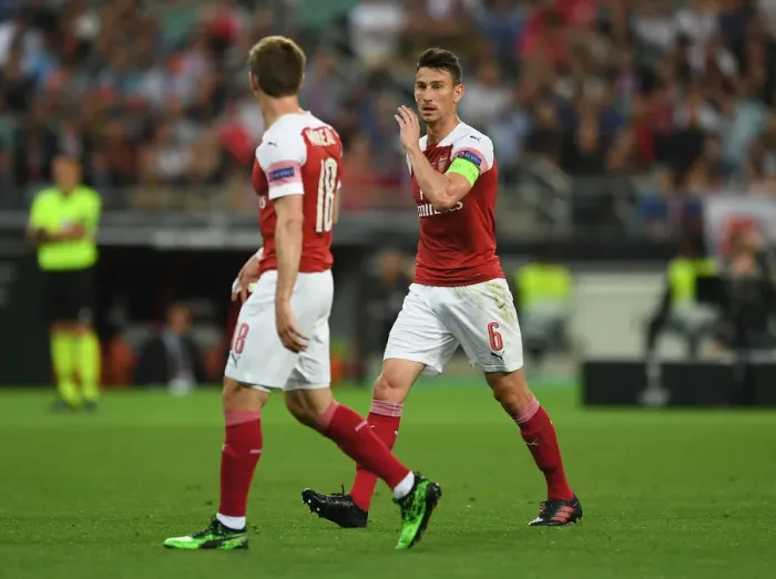 Framed Print : Arsenal's Laurent Koscielny in UEFA Europa League Final Against Chelsea, Baku 2019 Framed Print : Arsenal's Laurent Koscielny in UEFA Europa League Final Against Chelsea, Baku 2019