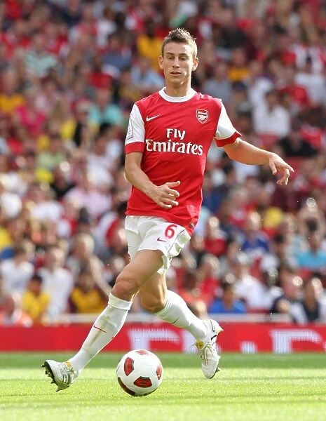 Arsenal's Laurent Koscielny vs AC Milan at Emirates Cup 2010: A Battle of 1-1