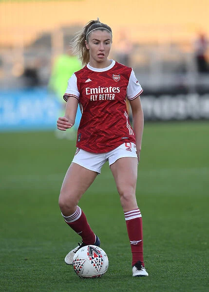Arsenal's Leah Williamson in Action: FA WSL Match vs Birmingham City Women, 2020-21