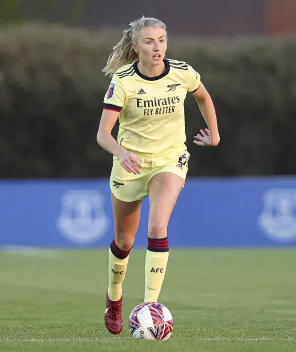 Framed Print : Arsenal's Leah Williamson in Action during FA WSL Match vs Everton