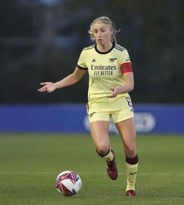 Framed Print : Arsenal's Leah Williamson in Action during FA WSL Match vs Everton
