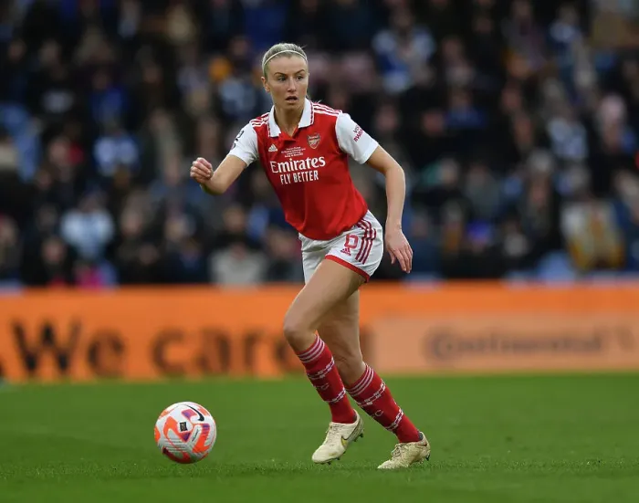 Framed Print : Arsenal's Leah Williamson in FA Women's Continental Tyres League Cup Final Against Chelsea Framed Print : Arsenal's Leah Williamson in FA Women's Continental Tyres League Cup Final Against Chelsea