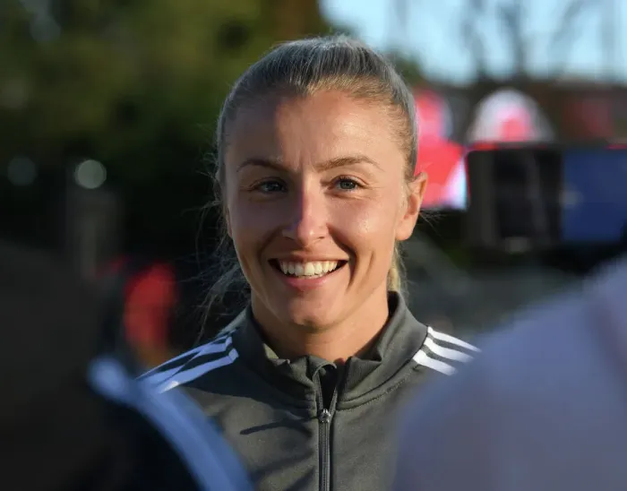 Framed Print : Arsenal's Leah Williamson: Pre-Match Interview Ahead of Arsenal WFC vs. Brighton & Hove Albion WFC (FA WSL 2022-23) Framed Print : Arsenal's Leah Williamson: Pre-Match Interview Ahead of Arsenal WFC vs. Brighton & Hove Albion WFC (FA WSL 2022-23)