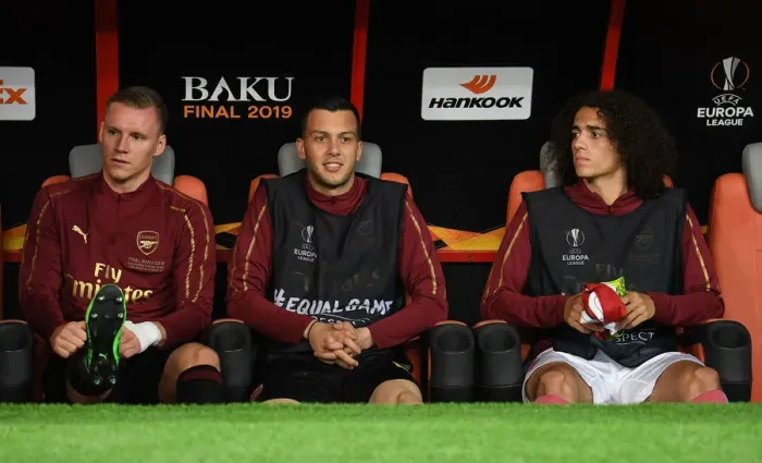 Framed Print : Arsenal's Leno, Iliev, and Guendouzi Before Europa League Final Against Chelsea in Baku Framed Print : Arsenal's Leno, Iliev, and Guendouzi Before Europa League Final Against Chelsea in Baku