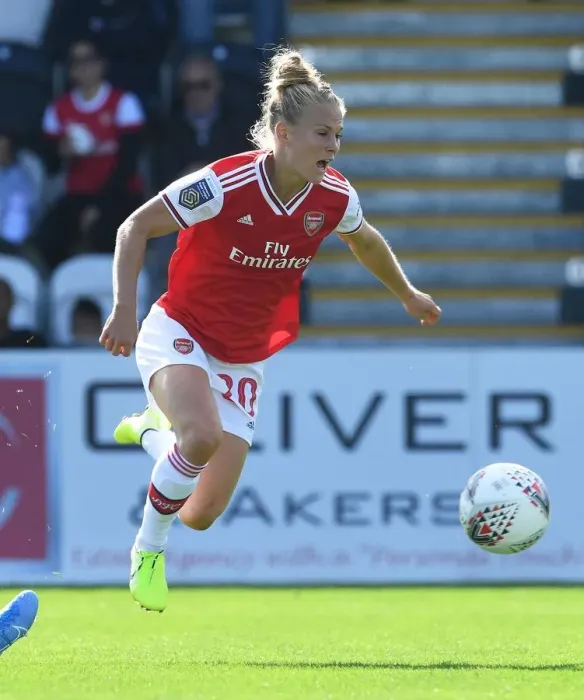 Framed Print : Arsenal's Leonie Maier in Action: Arsenal Women vs. West Ham United (2019-20 WSL) Framed Print : Arsenal's Leonie Maier in Action: Arsenal Women vs. West Ham United (2019-20 WSL)