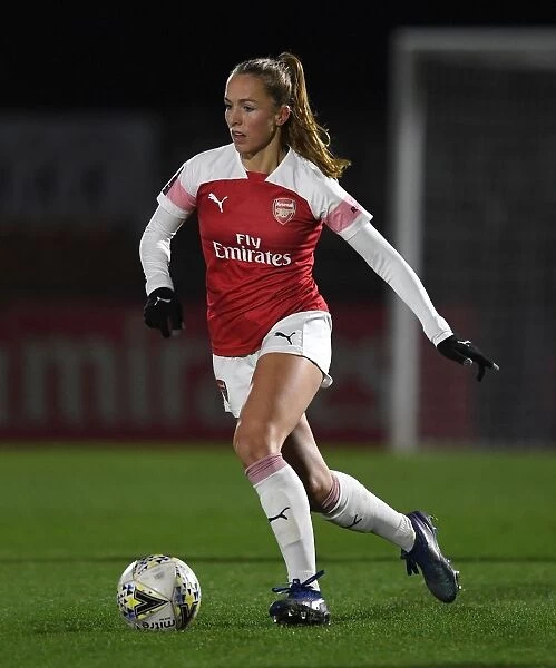 Arsenal's Lia Walti in Action against Birmingham City Women in FA WSL Continental Tyres Cup