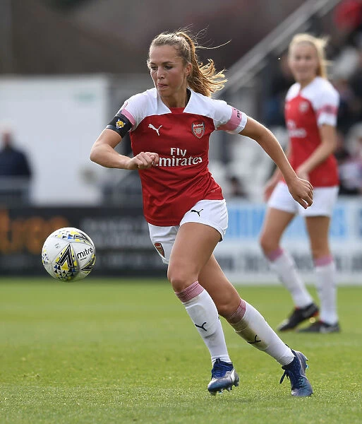 Arsenal's Lia Walti in Action against Birmingham Ladies in WSL Match