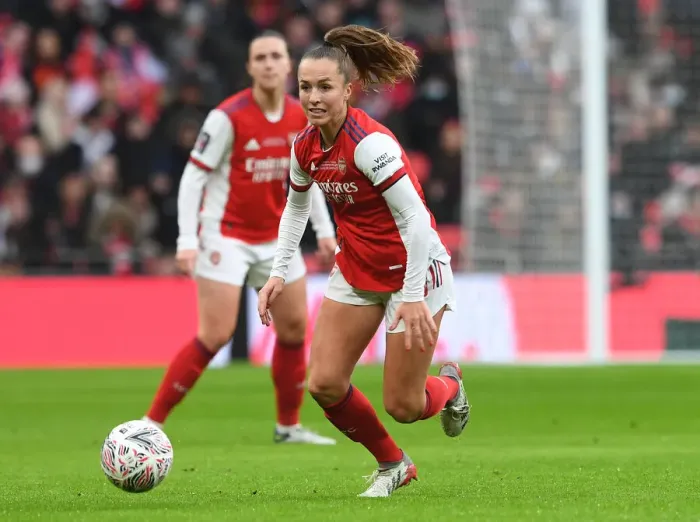 Framed Print : Arsenal's Lia Walti in Action at FA Women's Cup Final vs. Chelsea at Wembley Stadium Framed Print : Arsenal's Lia Walti in Action at FA Women's Cup Final vs. Chelsea at Wembley Stadium