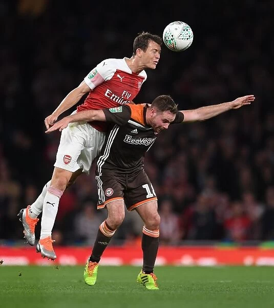 Arsenal's Lichtsteiner Fends Off Judge in Carabao Cup Clash