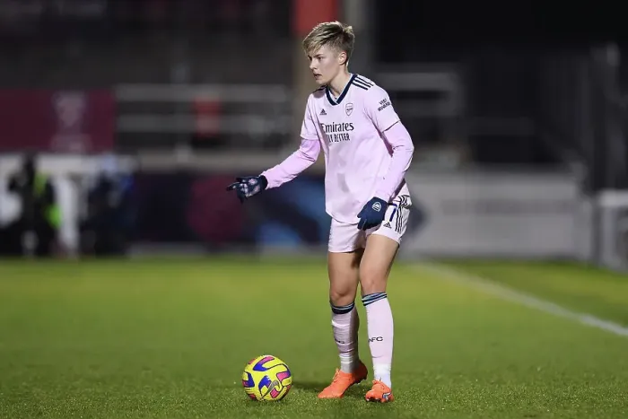 Framed Print : Arsenal's Lina Hurtig in Action during FA Women's Super League Match Framed Print : Arsenal's Lina Hurtig in Action during FA Women's Super League Match