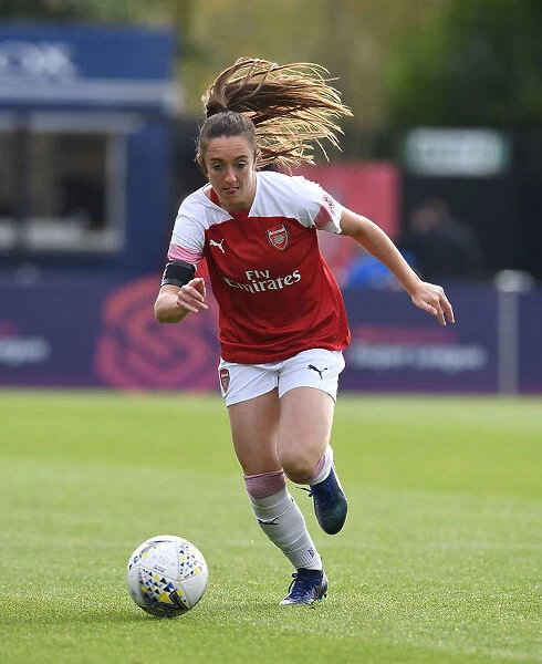 Arsenal's Lisa Evans in Action: Arsenal Women vs. Birmingham City Ladies (WSL 2018-19)