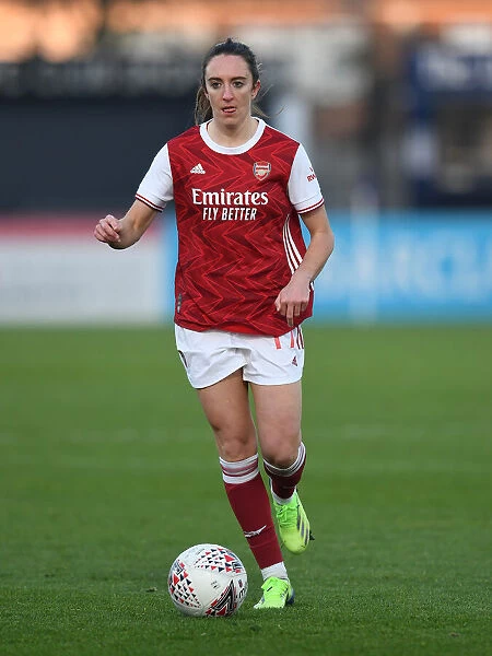 Arsenal's Lisa Evans in Action: Arsenal Women vs Birmingham City Women, FA WSL Match, December 2020