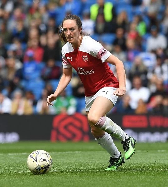 Arsenal's Lisa Evans in Action during FA WSL Match against Brighton & Hove Albion