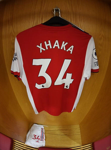 Arsenal's Empty Locker: Granit Xhaka's Missing Jersey in Arsenal v Chelsea Showdown (2021-22)