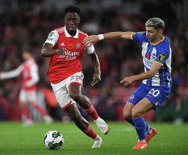 Arsenal's Lokonga Clashes with Enciso in Intense Carabao Cup Battle