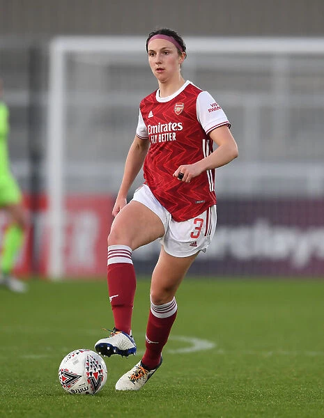 Arsenal's Lotte Wubben-Moy in Action: Arsenal Women vs Birmingham City Women, FA WSL (2020-21)