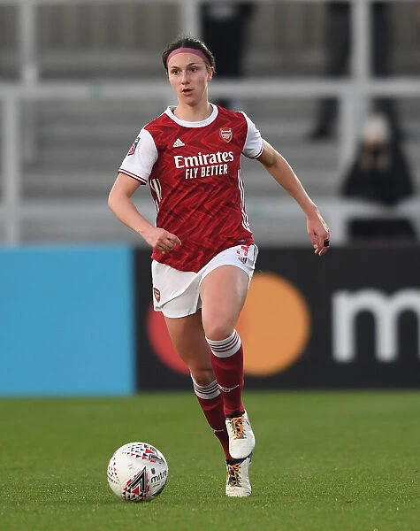 Arsenal's Lotte Wubben-Moy in Action: Arsenal Women vs. Birmingham City Women, FA WSL 2020-21
