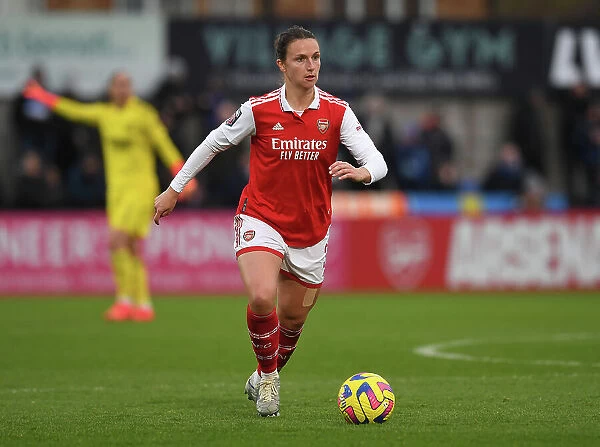 Arsenal's Lotte Wubben-Moy in Action: Arsenal Women vs Everton Women, FA Women's Super League, Meadow Park