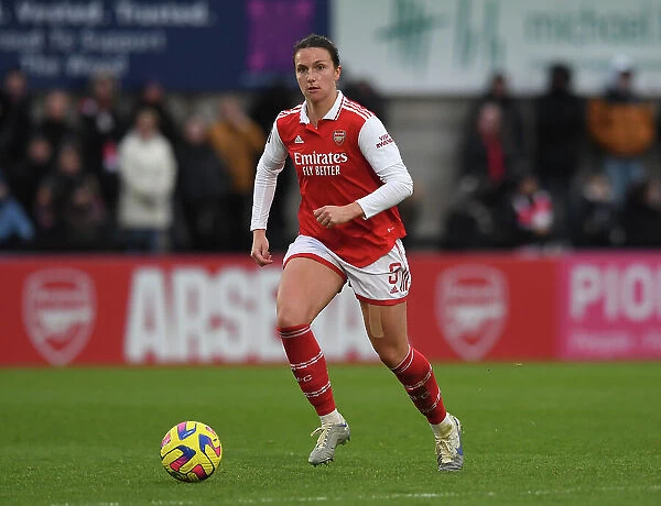 Arsenal's Lotte Wubben-Moy in Action: FA Women's Super League Showdown between Arsenal and Everton