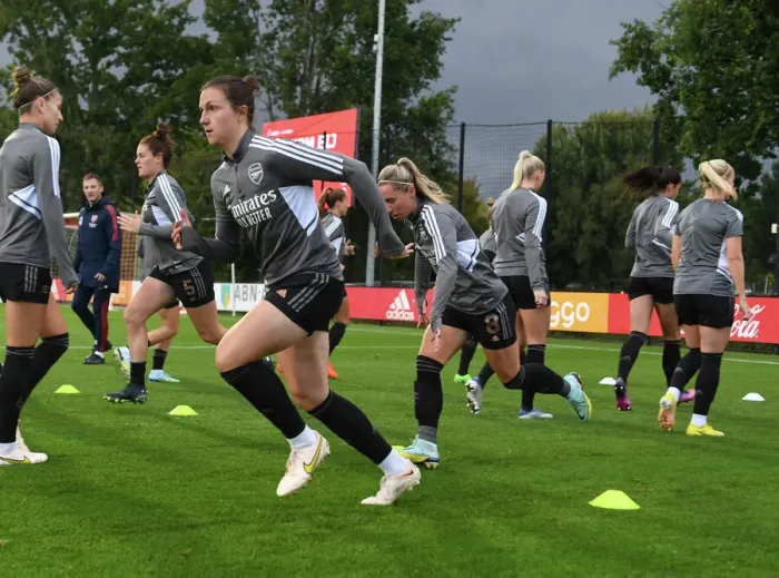 Framed Print : Arsenal's Lotte Wubben-Moy Gears Up for UEFA Women's Champions League Battle Against Ajax in Amsterdam Framed Print : Arsenal's Lotte Wubben-Moy Gears Up for UEFA Women's Champions League Battle Against Ajax in Amsterdam
