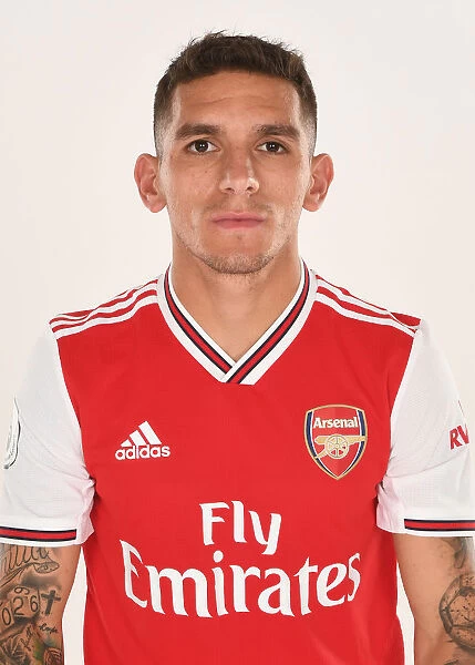 Arsenal's Lucas Torreira at 2019-20 Team Photocall