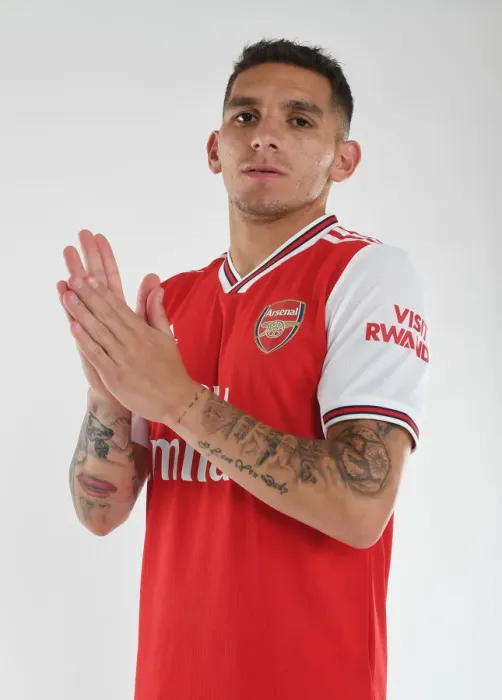 Framed Print : Arsenal's Lucas Torreira at 2019-2020 Photocall