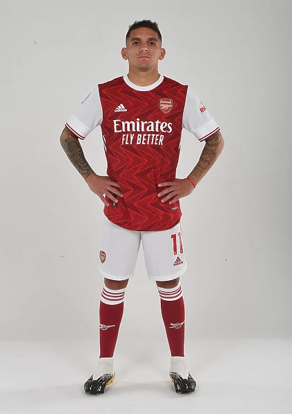 Arsenal's Lucas Torreira at 2020-21 First Team Training Session