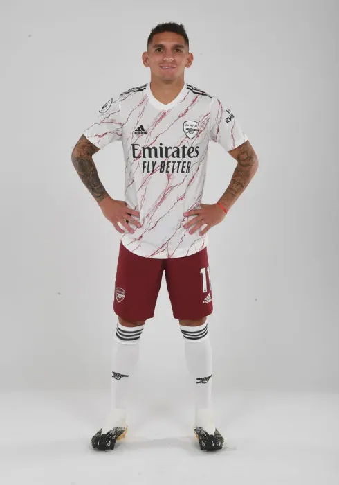 Framed Print : Arsenal's Lucas Torreira at 2020-21 Training Session