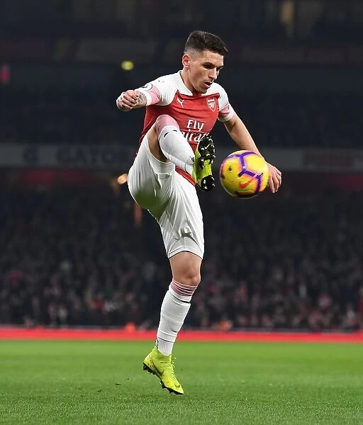 Arsenal's Lucas Torreira in Action Against AFC Bournemouth, Premier League 2018-19
