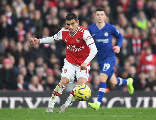 Arsenal's Lucas Torreira in Action Against Chelsea in the Premier League (December 2019)