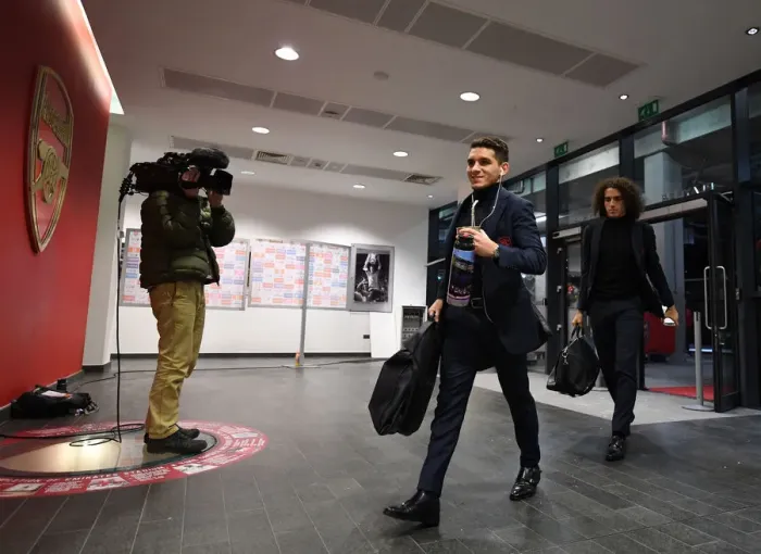 Framed Print : Arsenal's Lucas Torreira Arrives at Emirates Stadium Before Arsenal v Cardiff City (2018-19) Framed Print : Arsenal's Lucas Torreira Arrives at Emirates Stadium Before Arsenal v Cardiff City (2018-19)