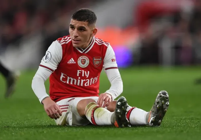 Framed Print : Arsenal's Lucas Torreira Faces Manchester City in the Premier League Framed Print : Arsenal's Lucas Torreira Faces Manchester City in the Premier League