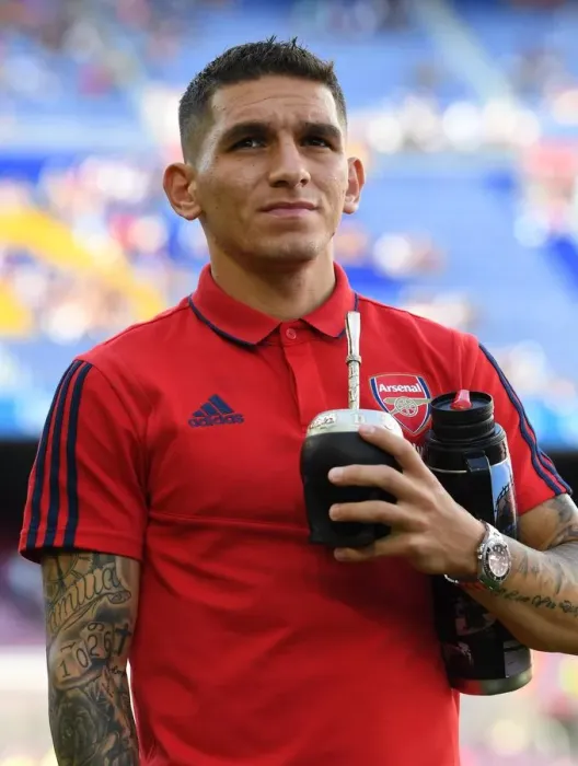 Framed Print : Arsenal's Lucas Torreira Before FC Barcelona Pre-Season Friendly, 2019