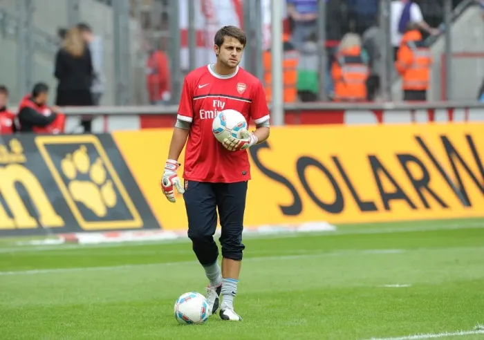 Framed Print : Arsenal's Lucasz Fabianski in Action: Cologne Pre-Season Clash, 2011 Framed Print : Arsenal's Lucasz Fabianski in Action: Cologne Pre-Season Clash, 2011