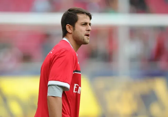 Framed Print : Arsenal's Lucasz Fabianski in Action at Cologne Pre-Season Friendly Framed Print : Arsenal's Lucasz Fabianski in Action at Cologne Pre-Season Friendly