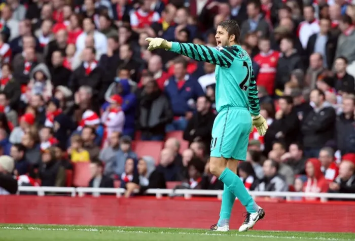 Framed Print : Arsenal's Lukasz Fabianski Secures 1-0 Premier League Victory vs. West Ham United at Emirates Stadium Framed Print : Arsenal's Lukasz Fabianski Secures 1-0 Premier League Victory vs. West Ham United at Emirates Stadium