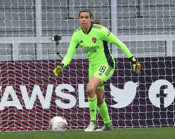 Framed Print : Arsenal's Lydia Williams in Action: Arsenal Women vs Everton Women, FA WSL (2020-21) Framed Print : Arsenal's Lydia Williams in Action: Arsenal Women vs Everton Women, FA WSL (2020-21)