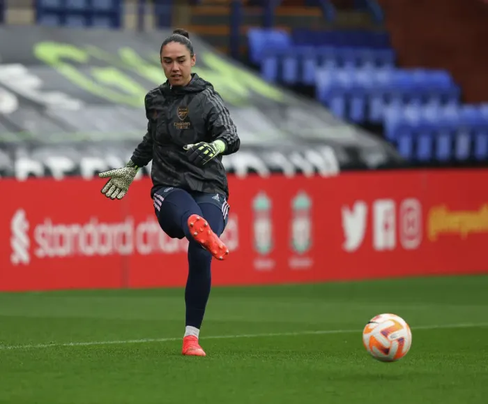 Framed Print : Arsenal's Manuela Zinsberger Prepares for Liverpool Clash in FA WSL Framed Print : Arsenal's Manuela Zinsberger Prepares for Liverpool Clash in FA WSL