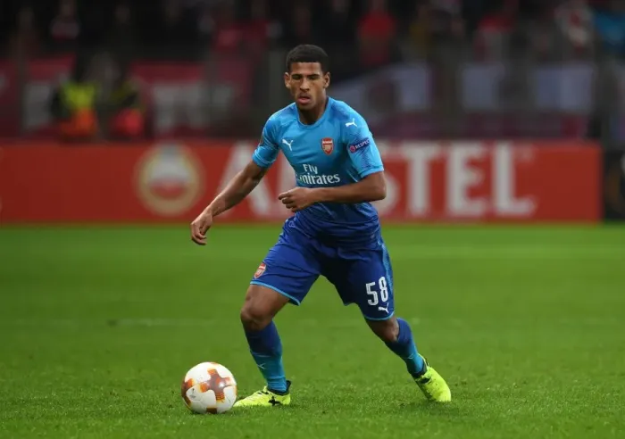 Framed Print : Arsenal's Marcus McGuane Shines in Europa League Clash against FC BATE Borisov