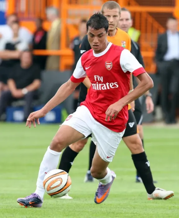 Framed Print : Arsenal's Marouane Chamakh Scores Brace in 4-0 Pre-Season Victory Over Barnet Framed Print : Arsenal's Marouane Chamakh Scores Brace in 4-0 Pre-Season Victory Over Barnet