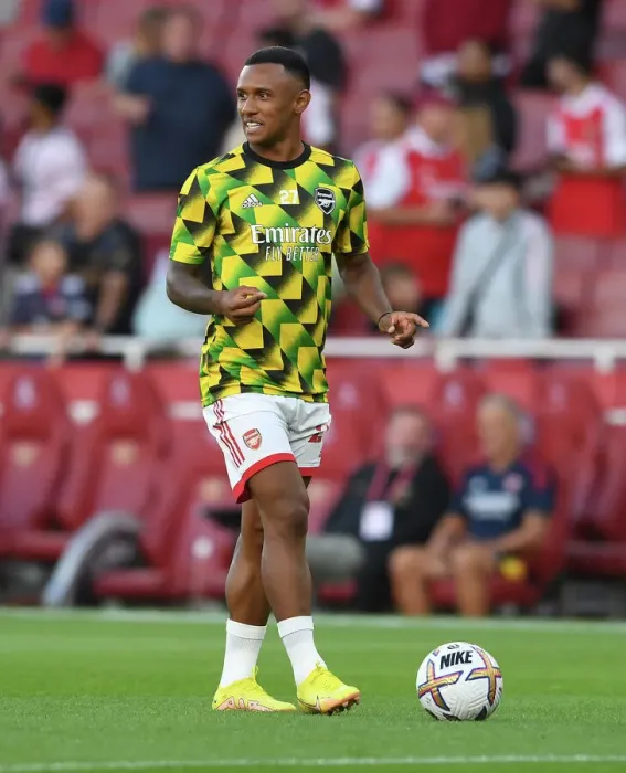 Framed Print : Arsenal's Marquinhos Gears Up for Arsenal v Aston Villa Clash in 2022-23 Premier League Framed Print : Arsenal's Marquinhos Gears Up for Arsenal v Aston Villa Clash in 2022-23 Premier League