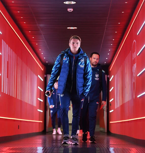 Arsenal's Martin Odegaard Arrives at Emirates Stadium Ahead of Arsenal v Liverpool (2021-22)