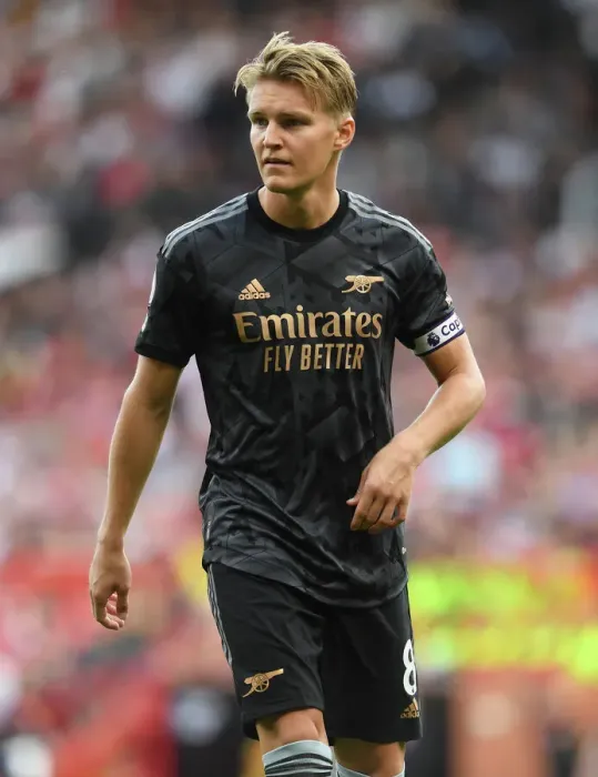 Framed Print : Arsenal's Martin Odegaard Faces Off Against Manchester United in Intense 2022-23 Premier League Showdown Framed Print : Arsenal's Martin Odegaard Faces Off Against Manchester United in Intense 2022-23 Premier League Showdown