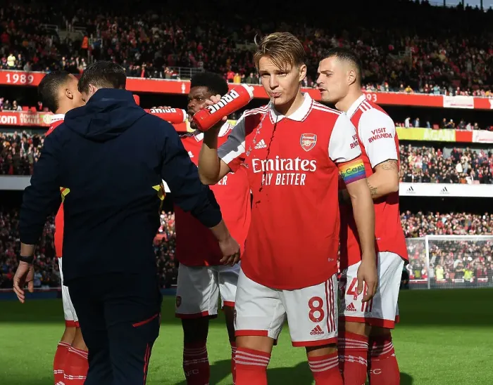 Framed Print : Arsenal's Martin Odegaard Gears Up for Arsenal v Nottingham Forest Clash (2022-23) Framed Print : Arsenal's Martin Odegaard Gears Up for Arsenal v Nottingham Forest Clash (2022-23)