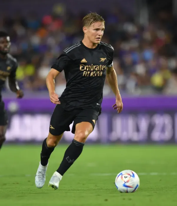 Framed Print : Arsenal's Martin Odegaard in Pre-Season Action against Orlando City SC Framed Print : Arsenal's Martin Odegaard in Pre-Season Action against Orlando City SC