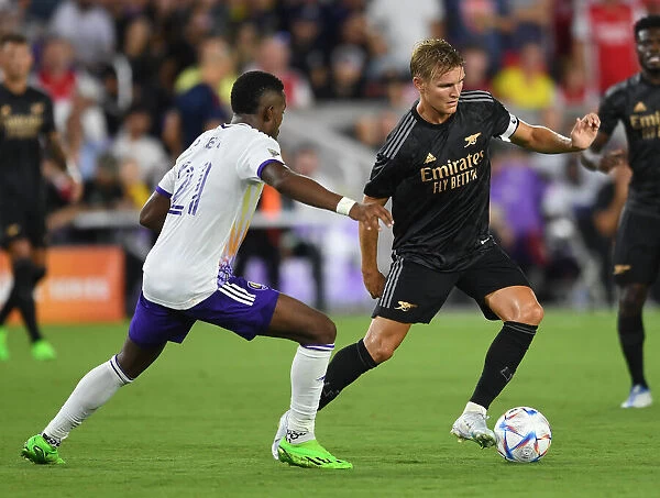 Arsenal's Martin Odegaard Shines in Orlando Pre-Season Match (2022-23)